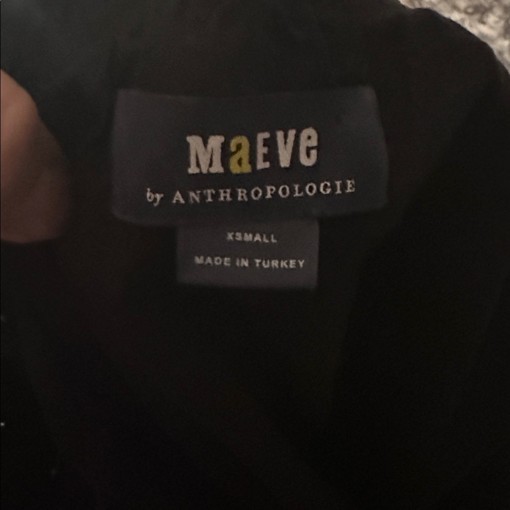 Anthropologie Maeve Off The Shoulder
Cutwork Top Black Lace Short Sleeve XS - Picture 6 of 6